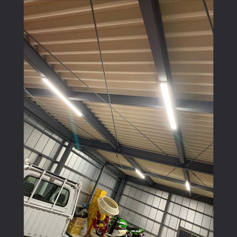 LED車庫照明器具取付工事02　2021.05.31